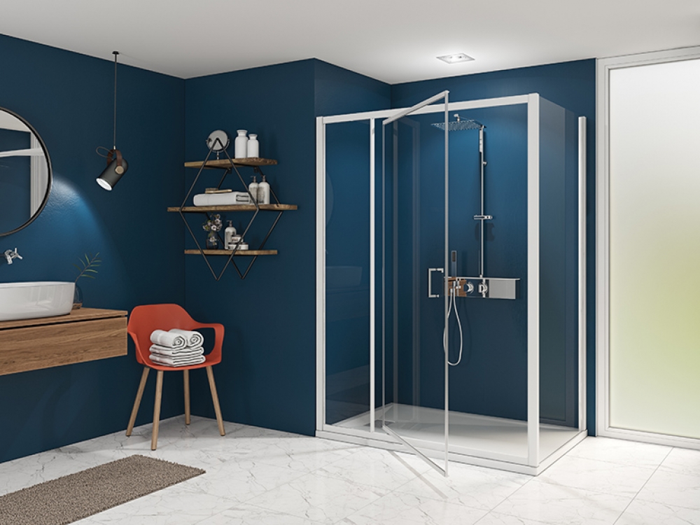 Installation de paroi de douche - Entreprise Pierrel 88100 Taintrux (39)