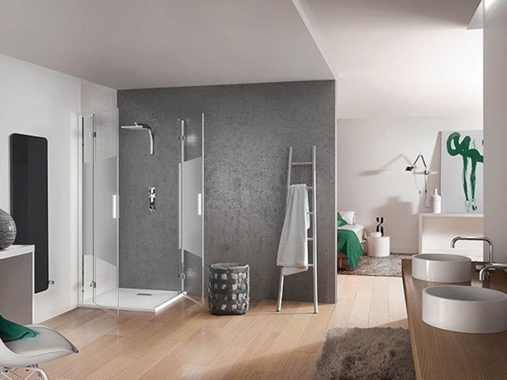 Installation de paroi de douche - Entreprise Pierrel 88100 Taintrux (42)